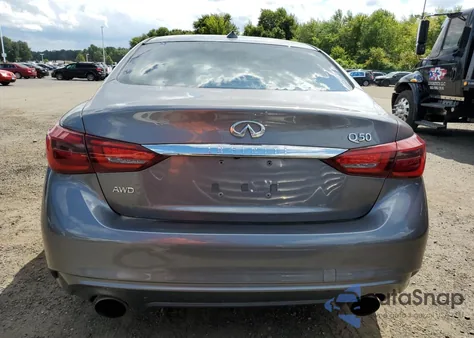 2018 Infiniti Q50 Luxe from USA, damaged, VIN JN1EV7AR8JM442907